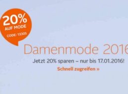 Otto: 20 Prozent Rabatt auf Mode und Accessoires bis Sonntag