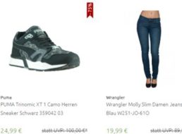 Outlet46: Sale mit Gratis-Versand und Mode-Schnäppchen ab 3,99 Euro