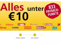 Fit for Fun: 3 Ausgaben für 8,19 Euro mit 833 Payback-Punkten