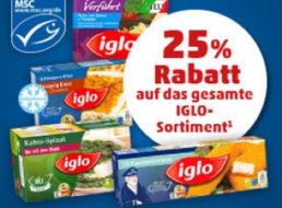 Penny: Iglo-Rabatt von 25 Prozent bis Samstag