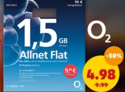 Penny: Prepaid-Karten von Vodafone und O2 zum halben Preis