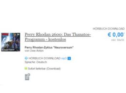 Gratis: Hörbuch "Perry Rhodan 2600: Das Thanatos-Programm" zum Download