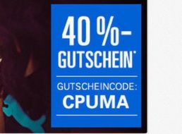 Puma: Gutschein für 40 Prozent Rabatt bei Ebay