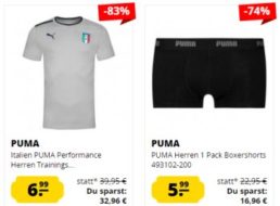 Sportspar: Puma-Sale mit über 100 Artikeln ab 1,99 Euro