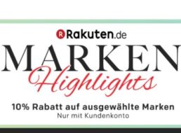 Rakuten: 10 Prozent Rabatt auf Markenprodukte von Sony, Apple und anderen