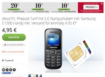 Samsung E1200 geschenkt