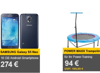 Allyouneed: Samsung Galaxy S5 Neo als Neuware für 274 Euro frei Haus