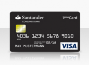 Santander: 1plus Visa Card ohne Jahresgebühr (Foto: Santander.de)