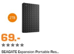 Saturn: Seagate Extention mit 2 TByte und Datenrettungs-Service für 69 Euro