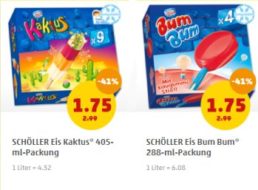 Penny: Diverse Multipacks Schöller-Eis für je 1,75 Euro