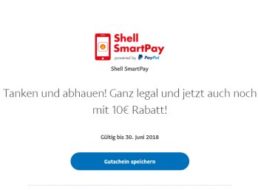 Shell: 10 Euro Tank-Rabatt via Paypal und App