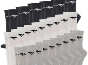 Ebay: 24 Paar Socken von KangaROOS für 19,99 Euro frei Haus