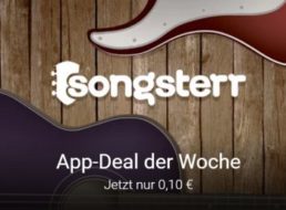 Musik-App: Songsterr Guitar Tabs & Chords für zehn Cent bei Google Play