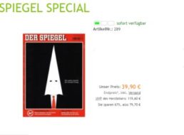 "Der Spiegel": Halbjahresabo für 39,90 Euro frei Haus