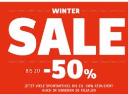 SportScheck: Sale mit bis zu 50 Prozent Rabatt bis zum 11. Januar