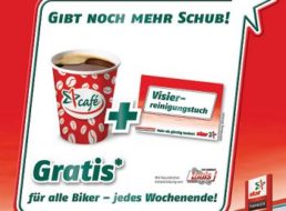 Gratis-Kaffee: Für alle Biker zur Saison an "star"-Tankstellen