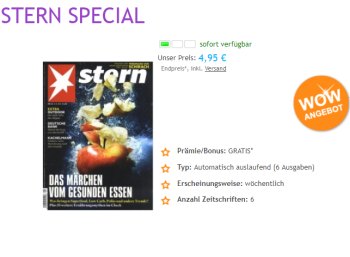 Stern: Mini-Abo mit automatischem Ende für 4,95 Euro