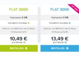 Tarifhaus: Monatlich kündbare Allnet-und SMS-Flat mit EU-Roaming für 10,49 Euro