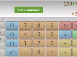 Gratis: App “Multiscreen-Taschenrechner mit Spracheingabe Pro” für 0 Euro