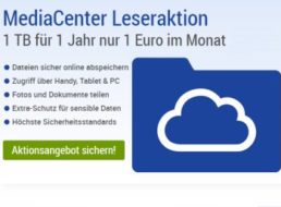 Cloud-Schnäppchen: 1 TByte bei GMX oder Web.de für einen Euro pro Monat