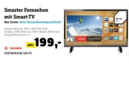 Conrad: Smart-TV Telefunken D32F287A3CW für 199 Euro frei Haus