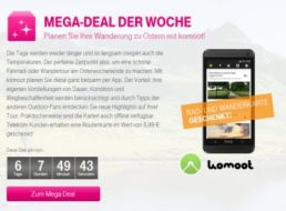 Gratis: Rad- oder Wanderkarte bei Komoot via Telekom zum Nulltarif