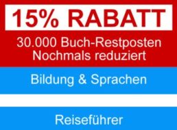 Terrashop: 15 Prozent Rabatt auf über 30.000 reduzierte Bücher