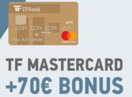 Wieder da: Kostenlose Mastercard Gold mit 70 Euro Bonus