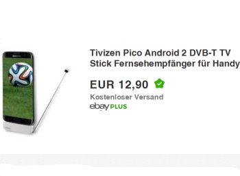 Ebay: DVB-T-Stick fürs Handy zum Preis von 12,90 Euro frei Haus