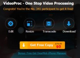 Gratis: VideoProc zum Konvertieren von 4K-Videos für 0 Euro