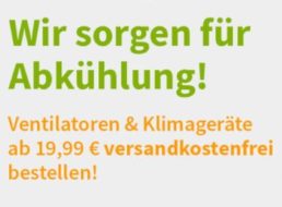 Völkner: Ventilatoren ab 19,99 Euro mit Gratis-Versand