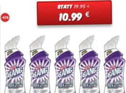 Dealclub: Fünferpack "Cillit Bang WC Gel" für 10,99 Euro frei Haus