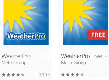 Google Play: App "Weather Pro" jetzt für 10 Cent statt 3 Euro