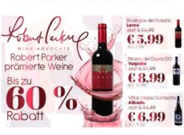 Weinvorteil: Parker-Weinpakete mit prämierten Flaschen ab 5,99 Euro