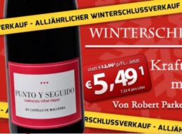 91 Parker-Punkte: Punto y Seguido Garnacha im 6er-Paket für 37,89 Euro