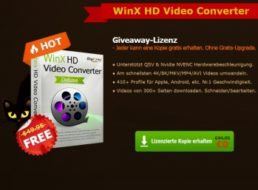 Gratis: WinX HD Video Converter für kurze Zeit zum kostenlosen Download