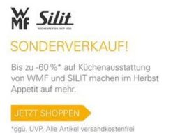 Ebay: WMF- und Silit-Sonderverkauf mit Gratis-Versand