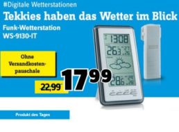 Conrad: Funk-Wetterstation WS-9130-IT für 17,99 Euro frei Haus