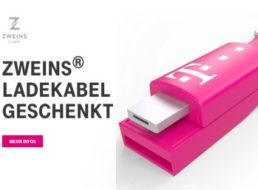 Gratis: Zweins-Ladekabel für Telekom-Kunden geschenkt